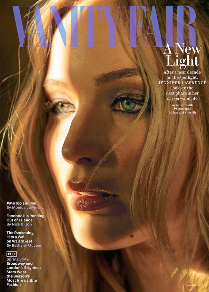 PHOTO: Jennifer Lawrence appears on the cover of Vanity Fair on the March issue.