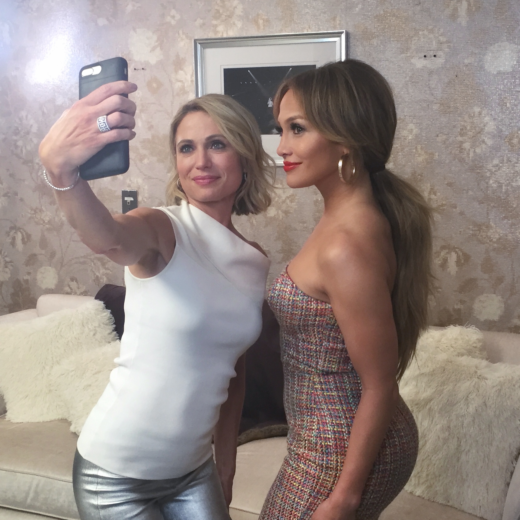 PHOTO: Pop star Jennifer Lopez opens up in an interview with ABC News' Amy Robach.