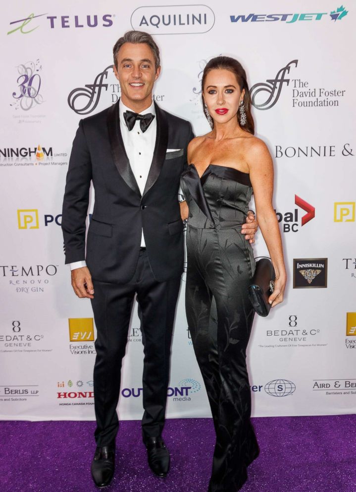 PHOTO: Ben Mulroney and Jessica Mulroney arrive for the David Foster Foundation Gala at Rogers Arena on Oct. 21, 2017 in Vancouver, Canada.