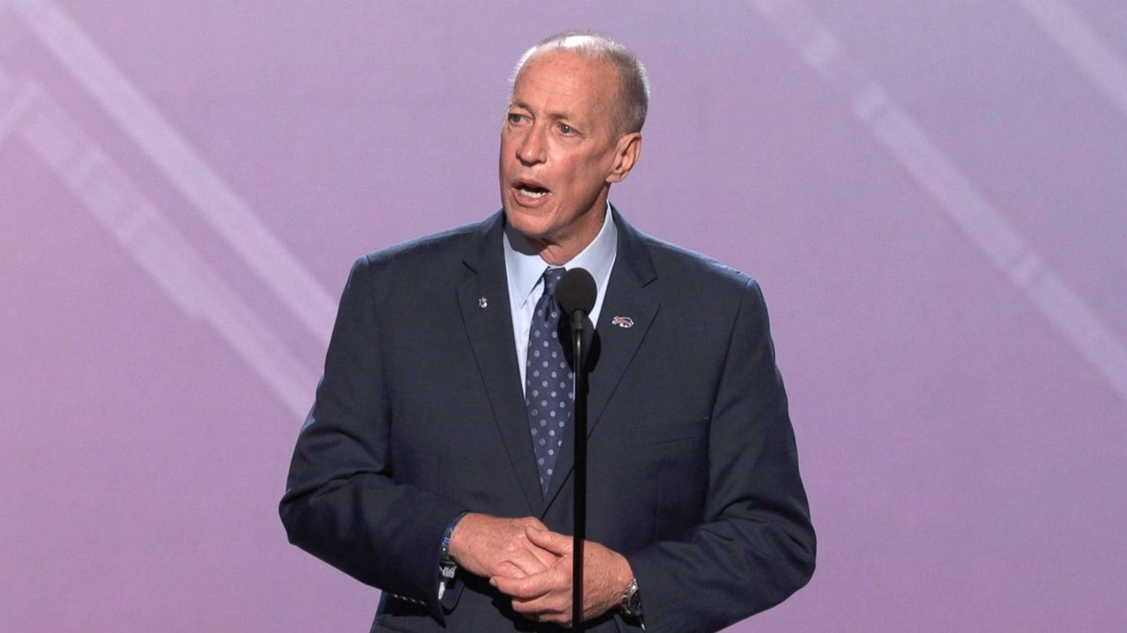 PHOTO: Legendary football player, Jim Kelly, is honored at the 2018 ESPY awards, July 18, 2018.