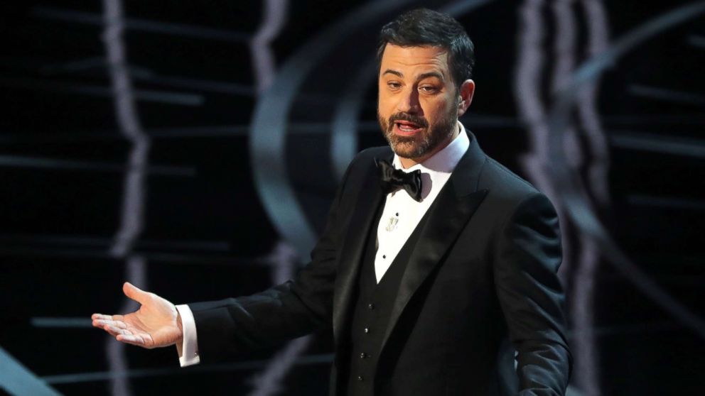 Jimmy Kimmel speaks at the 89th Academy Awards Oscars Awards Show, Feb. 27, 2017 in Hollywood, Calif.