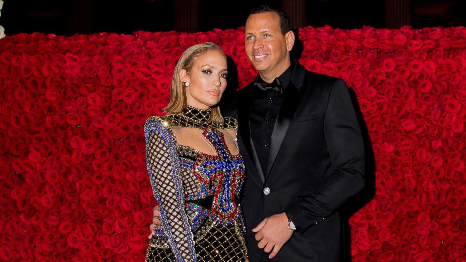 PHOTO: Jennifer Lopez and Alex Rodriguez attend the Heavenly Bodies: Fashion & The Catholic Imagination Costume Institute Gala at The Metropolitan Museum of Art, May 7, 2018, in New York City.