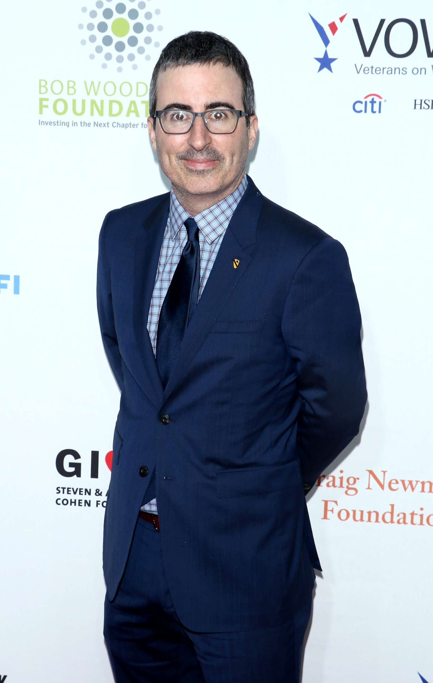 PHOTO: John Oliver attends the 11th Annual Stand Up for Heroes at The Theater at Madison Square Garden, Nov. 7, 2017, in New York City.
