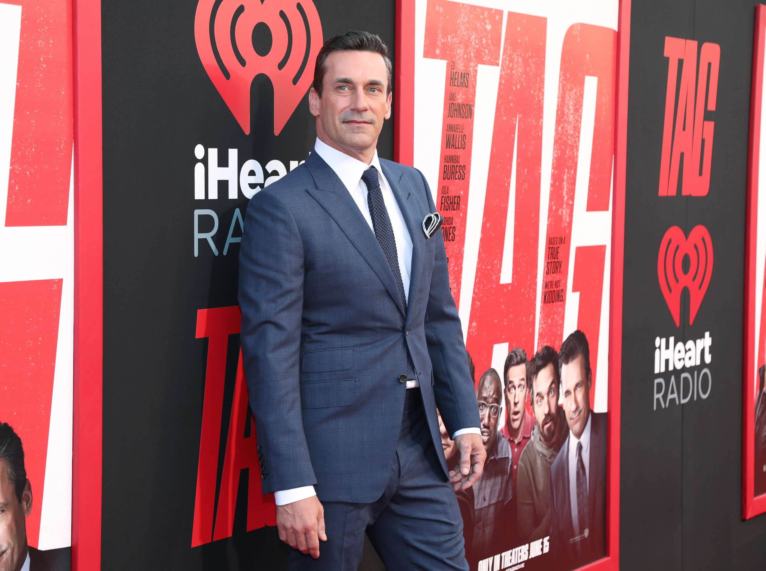 PHOTO: Jon Hamm attends the Premiere Of Warner Bros. Pictures And New Line Cinema's "Tag" at Regency Village Theatre, June 7, 2018, in Westwood, California.  