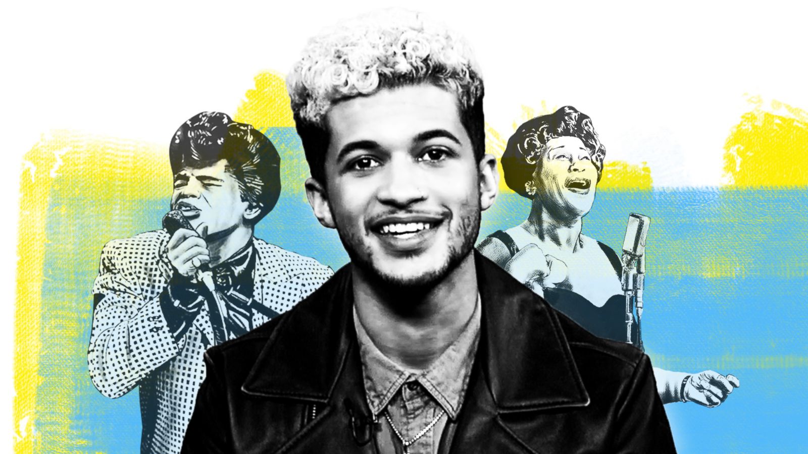 PHOTO: Jordan Fisher pays tribute to black trailblazers in honor of Black History Month.