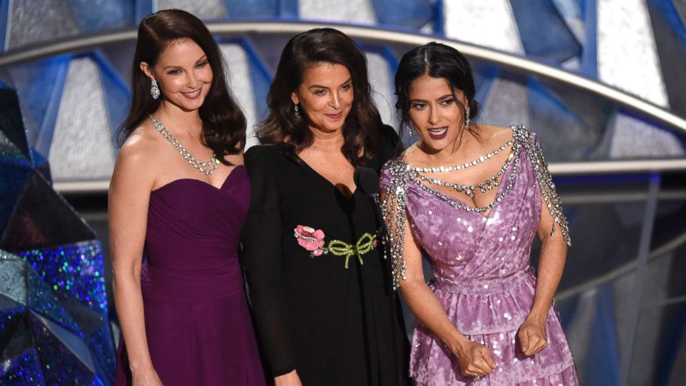 Stars discussed the #TimesUp movement as they arrived for the 2018 Oscars.