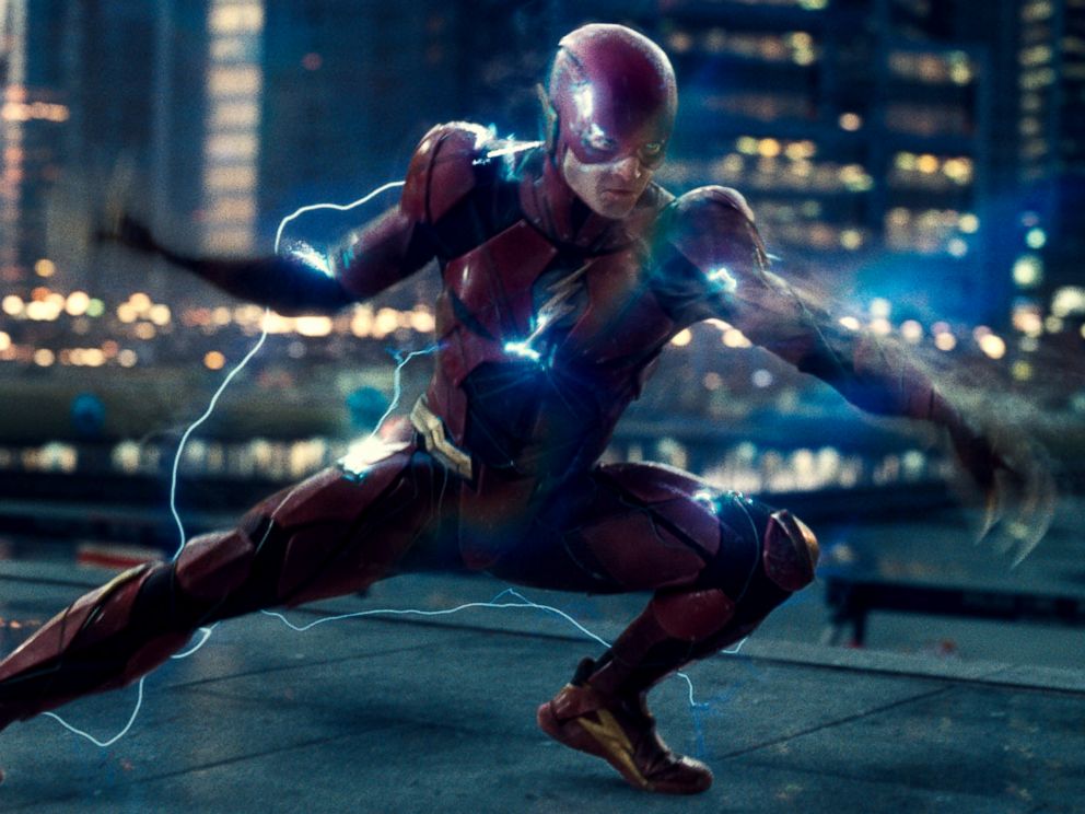 PHOTO: Ezra Miller, as The Flash, in a scene from "Justice League."