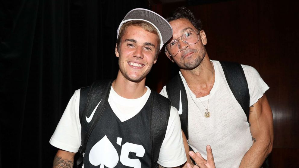 PHOTO: Justin Bieber and Carl Lentz attend  2017 Aces Charity Celebrity Basketball Game at Madison Square Garden, Aug. 13, 2017 in New York City.