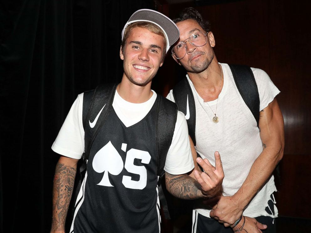 PHOTO: Justin Bieber and Carl Lentz attend 2017 Aces Charity Celebrity Basketball Game at Madison Square Garden, Aug. 13, 2017 in New York City.