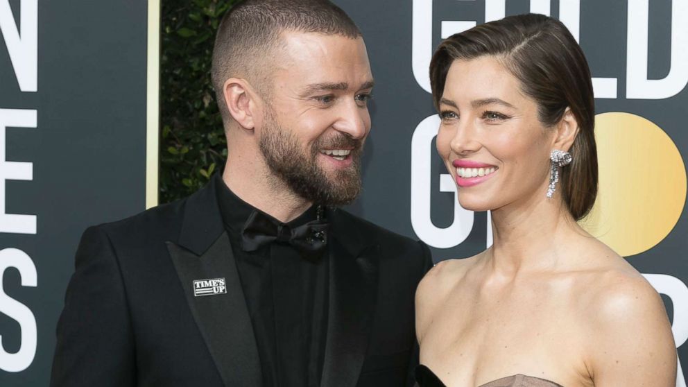 PHOTO: Justin Timberlake and Jessica Biel attend the 75th Golden Globe Awards 2018 at Hotel Beverly Hilton in Beverly Hills, Calif. Jan. 7, 2018.