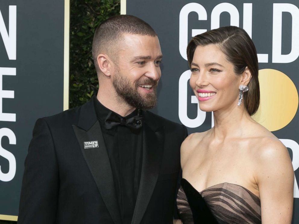 PHOTO: Justin Timberlake and Jessica Biel attend the 75th Golden Globe Awards 2018 at Hotel Beverly Hilton in Beverly Hills, Calif. Jan. 7, 2018.