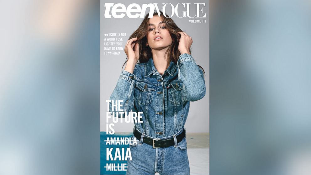 PHOTO: Kaia Gerber is featured in Teen Vogue's Volume III: Icons issue.