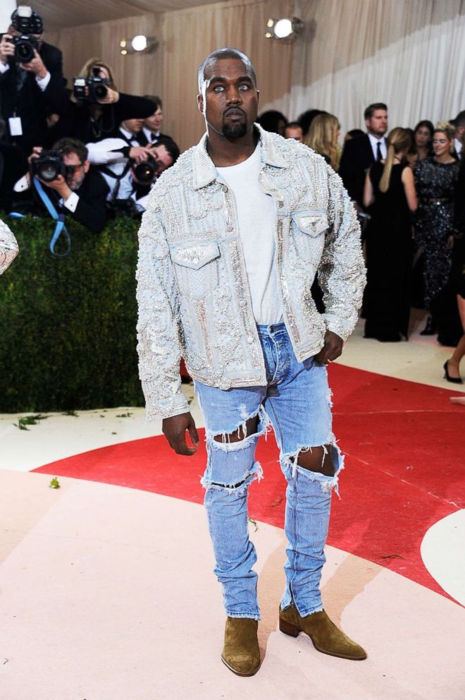 PHOTO: In this file photo, Kanye West attends "Manus x Machina: Fashion In An Age Of Technology" Costume Institute Gala at the Metropolitan Museum of Art, May 2, 2016, in New York City.