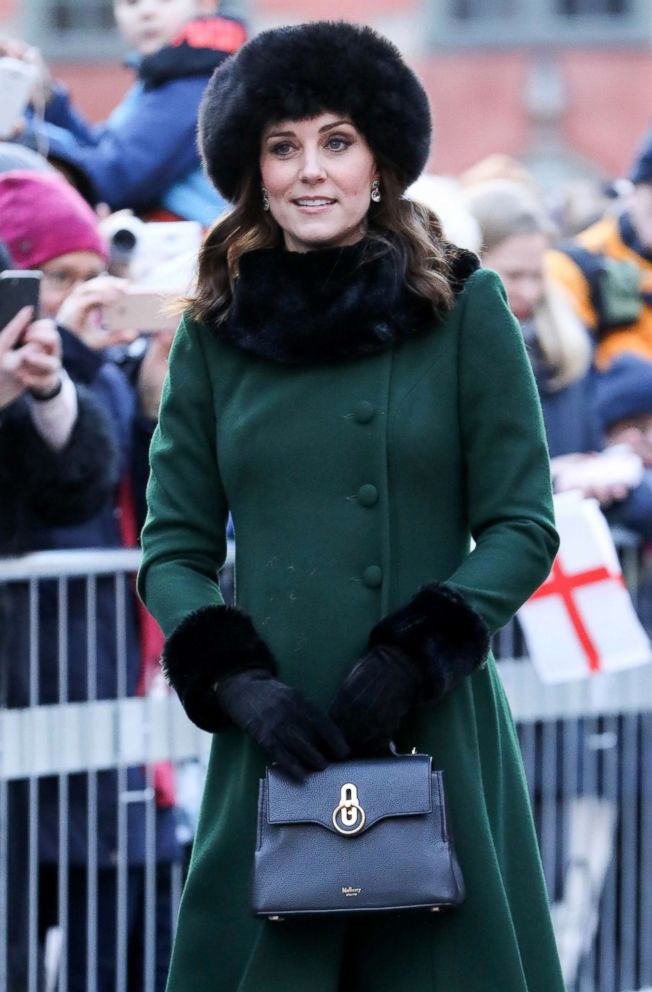 PHOTO: Duchess of Cambridge Kate Middleton in Stockholm, Sweden, Jan. 30, 2018.