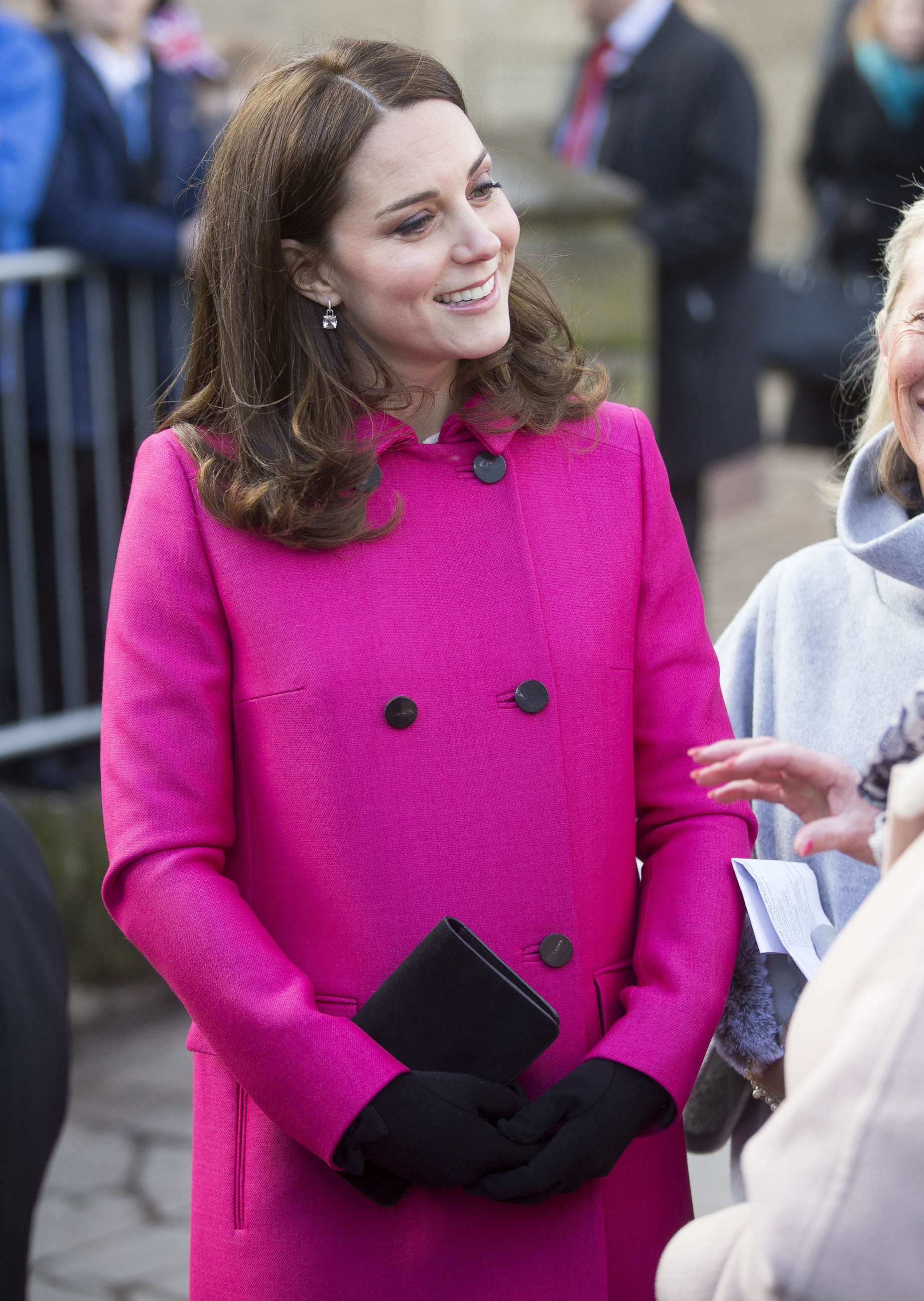 PHOTO: Catherine Duchess of Cambridge visits the Coventry Cathedral, Jan. 16, 2018.
