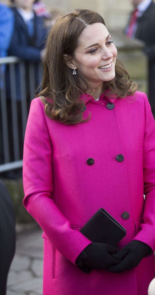 PHOTO: Catherine Duchess of Cambridge visits the Coventry Cathedral, Jan. 16, 2018.
