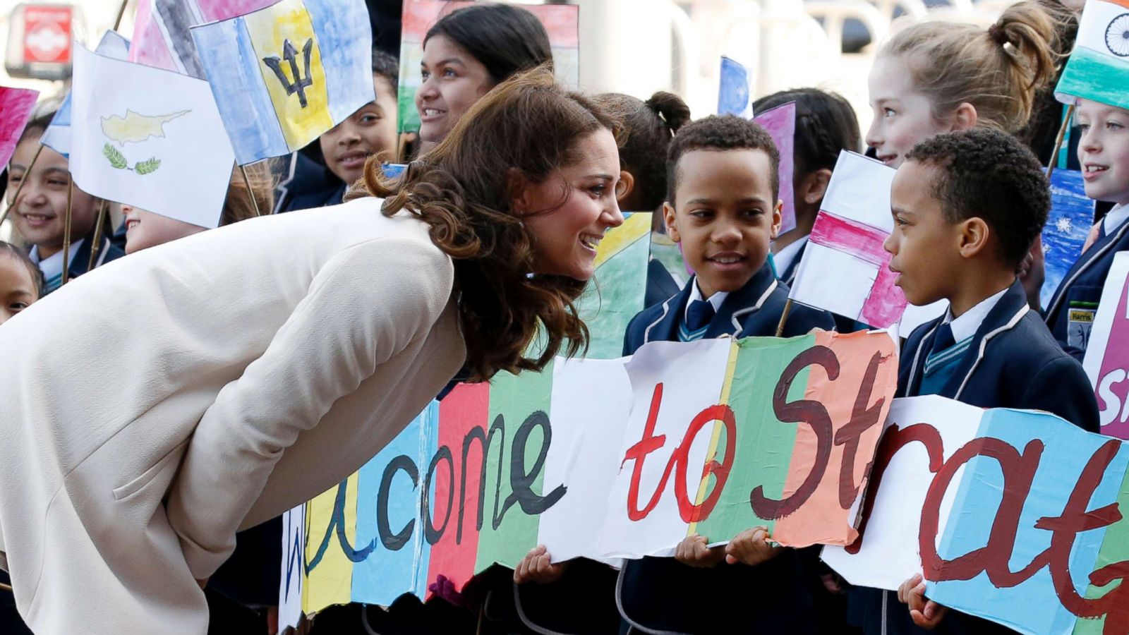 PHOTO: Catherine, Duchess of Cambridge, arrives at the Copper Box in the Olympic Park in London, March 22, 2018.