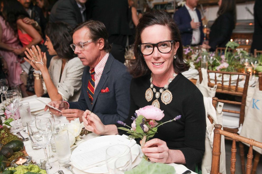 PHOTO: In this file photo, Kate Spade at the Karlie Kloss and Warby Parker Collaboration launch dinner, Fleurs Bella, June 9, 2014, in New York.