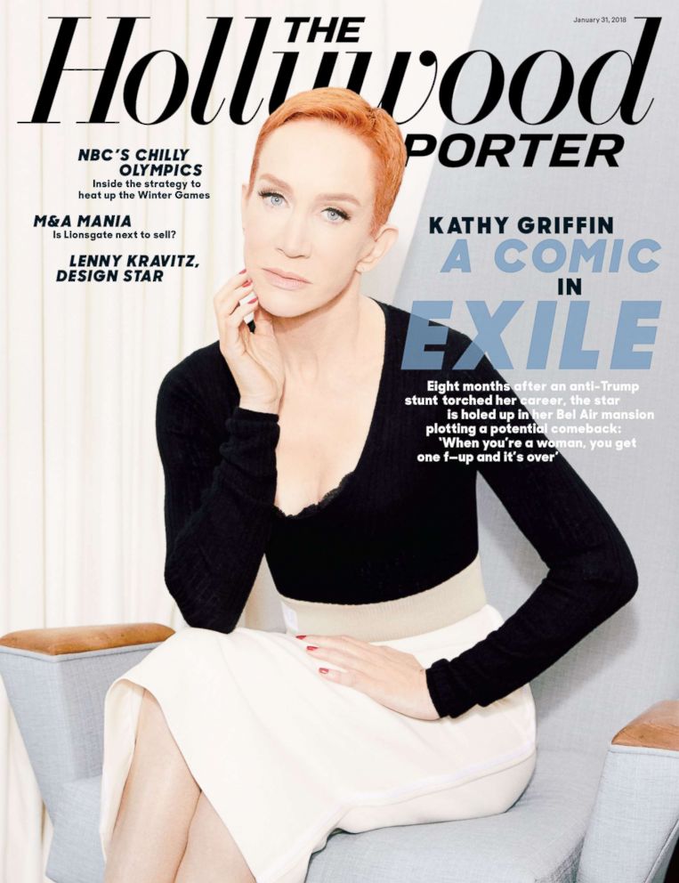 PHOTO: Kathy Griffin appears on the cover of The Hollywood Reporter. 