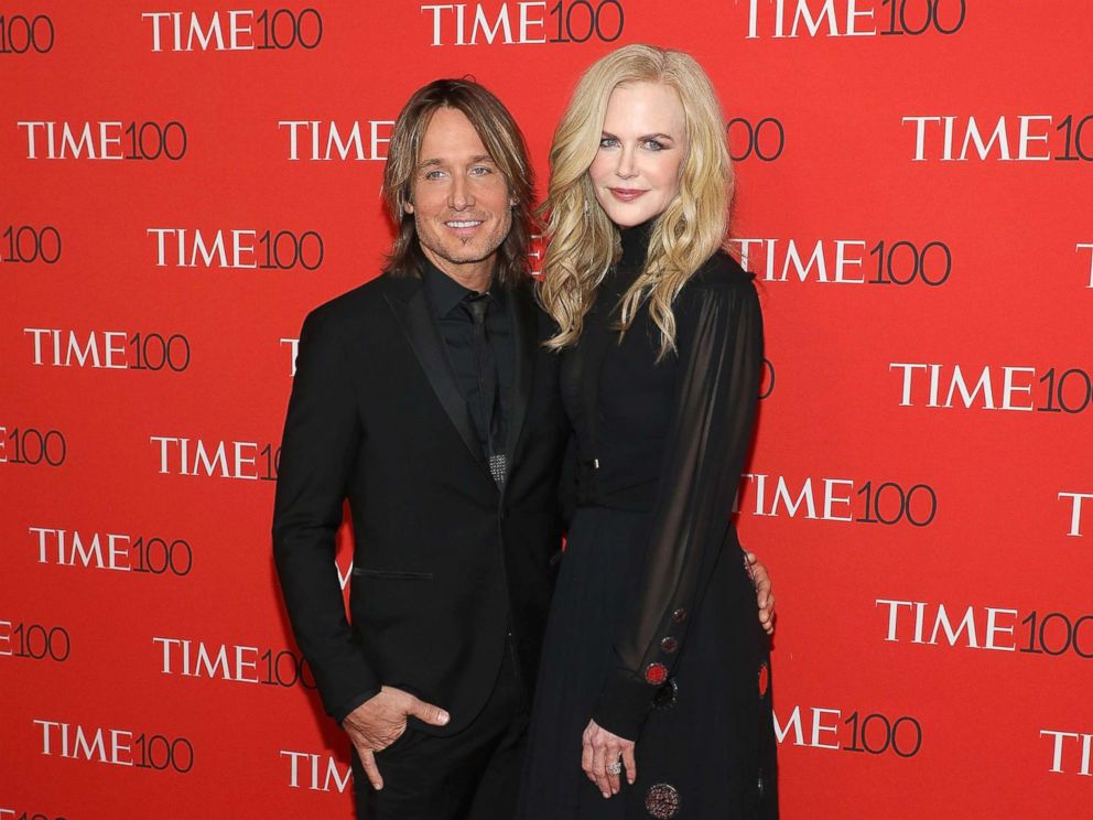 PHOTO: Keith Urban and Nicole Kidman attend the 2018 Time 100 Gala at Frederick P. Rose Hall, Jazz at Lincoln Center, April 24, 2018, in New York City.