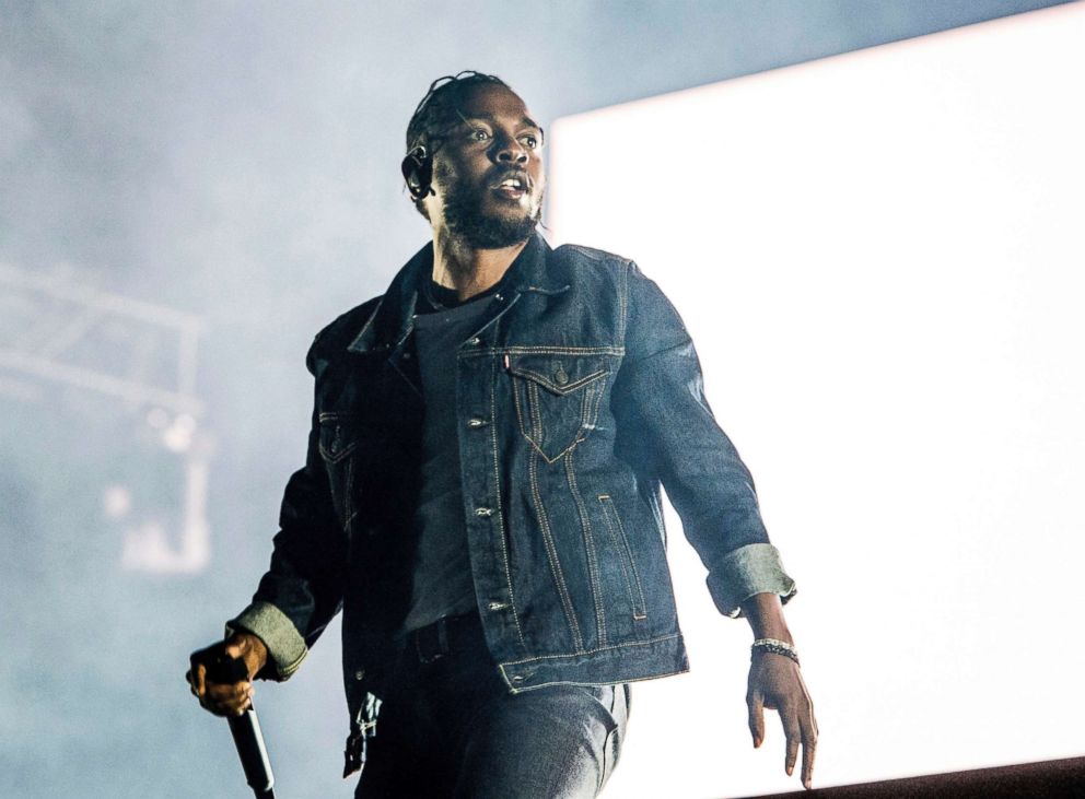 PHOTO: Kendrick Lamar performs during the Festival d'ete de Quebec in Quebec City, Canada, July 7, 2017. 