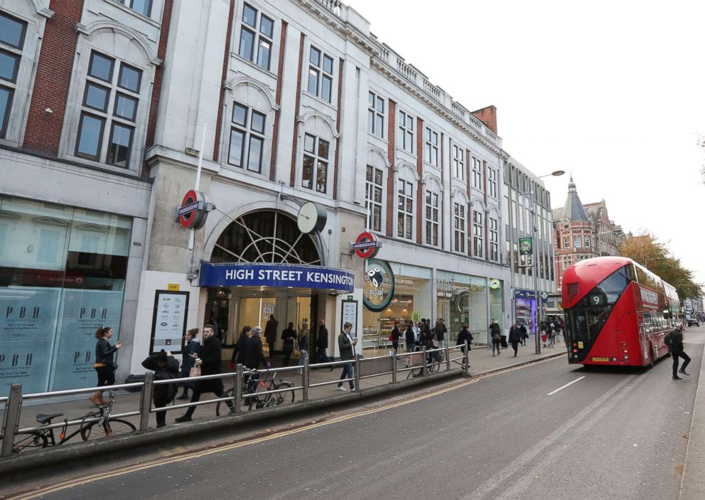 PHOTO: A general view of Kensington High Street in London, Nov. 24, 2017.