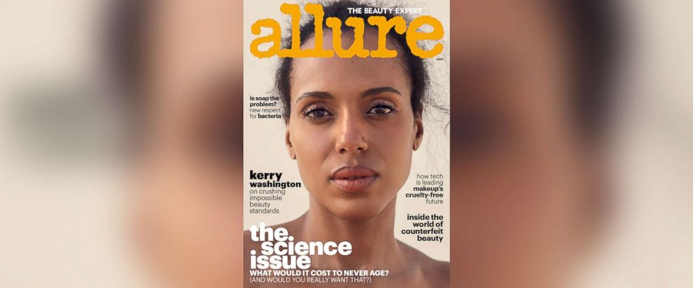 PHOTO: Kerry Washington appears on the cover of the November edition of Allure.