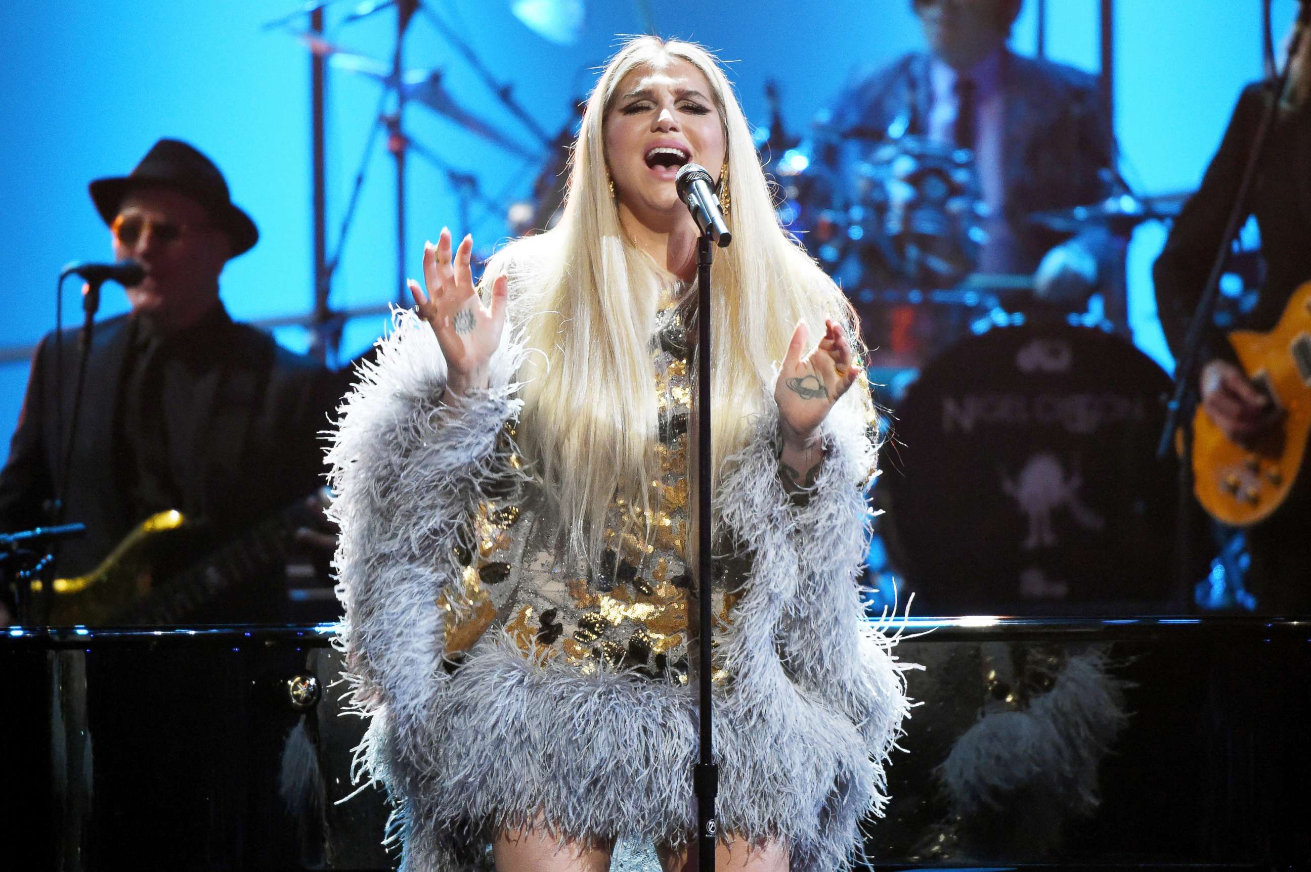 PHOTO: Recording artist Kesha performs onstage during 60th Annual GRAMMY Awards, "I'm Still Standing: A GRAMMY Salute To Elton John," at the Theater at Madison Square Garden, Jan. 29, 2018, in New York City.