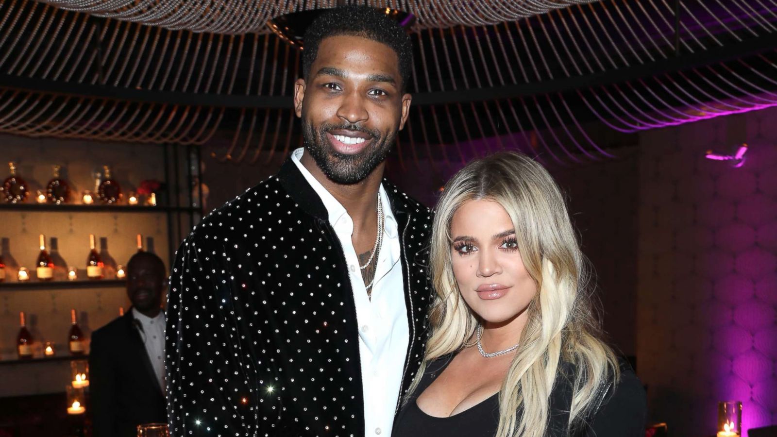 PHOTO: Tristan Thompson and Khloe Kardashian attend the Klutch Sports Group "More Than A Game" Dinner Presented by Remy Martin at Beauty & Essex, Feb. 17, 2018, in Los Angeles.