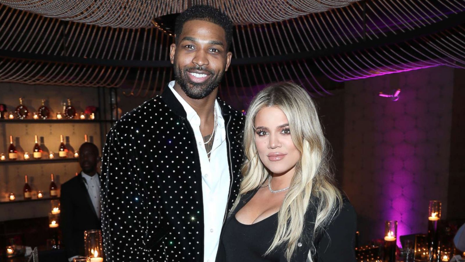 PHOTO: Tristan Thompson and Khloe Kardashian attend the Klutch Sports Group "More Than A Game" Dinner Presented by Remy Martin at Beauty & Essex, Feb. 17, 2018 in Los Angeles.