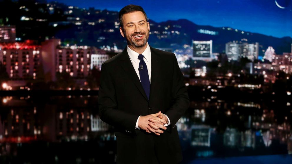 VIDEO: Jimmy Kimmel returned to the stage on Monday after a week-long hiatus and he brought a tiny surprise along with him: his 7-month-old son Billy. 