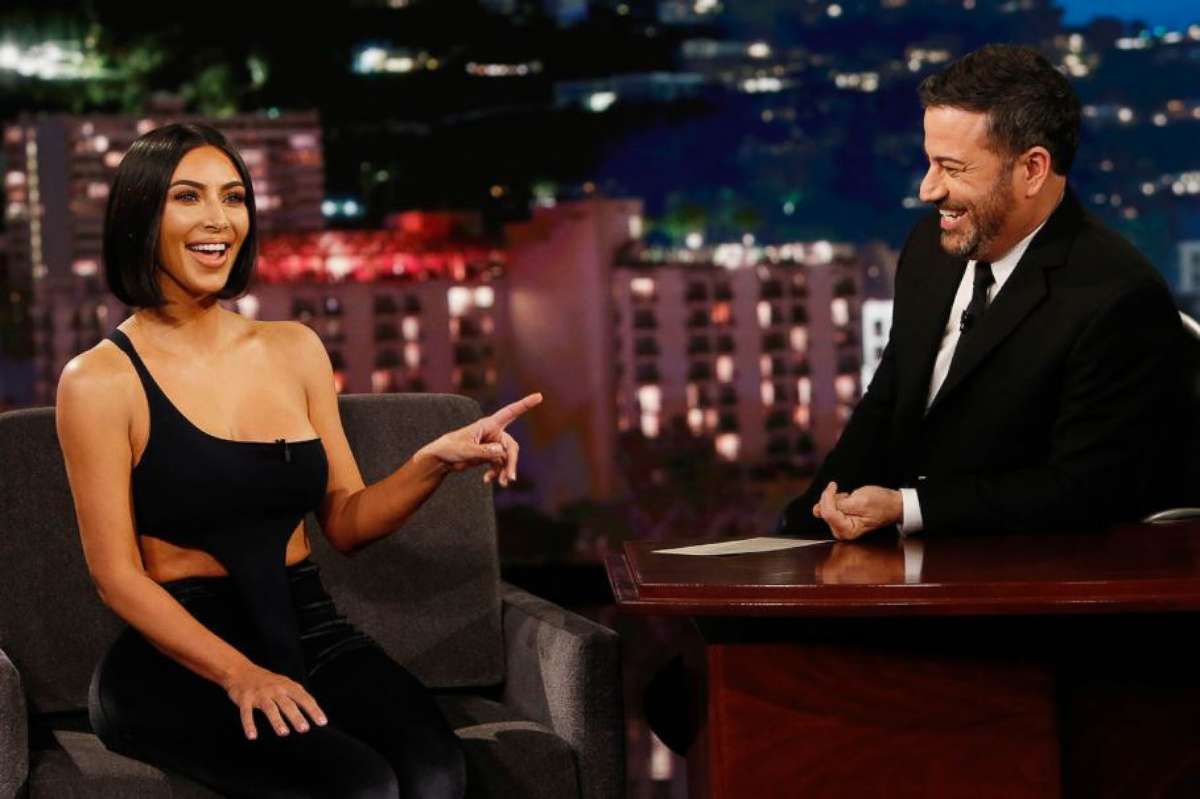 Kim Kardashian West appeared on the Monday, July 30, 2019, edition of "Jimmy Kimmel Live!"
