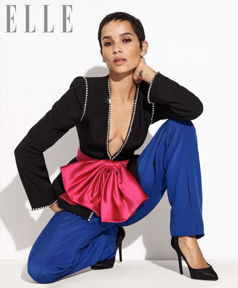 PHOTO: Zoe Kravitz is the cover story for the January issue of Elle magazine.