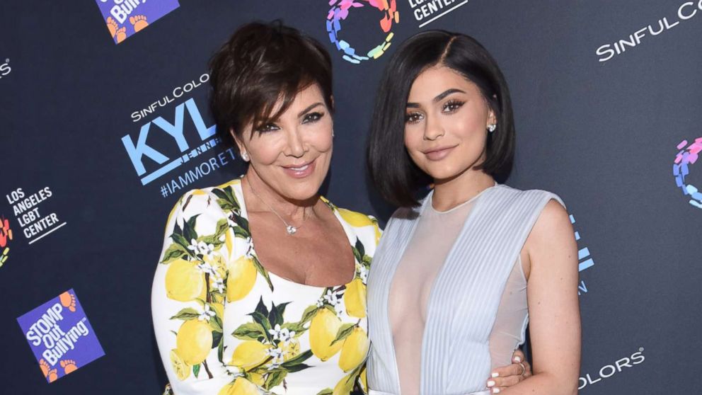 Kris Jenner and Kylie Jenner attend SinfulColors and Kylie Jenner Announce charitybuzz.com Auction for Anti Bullying, July 14, 2016 in Los Angeles. 