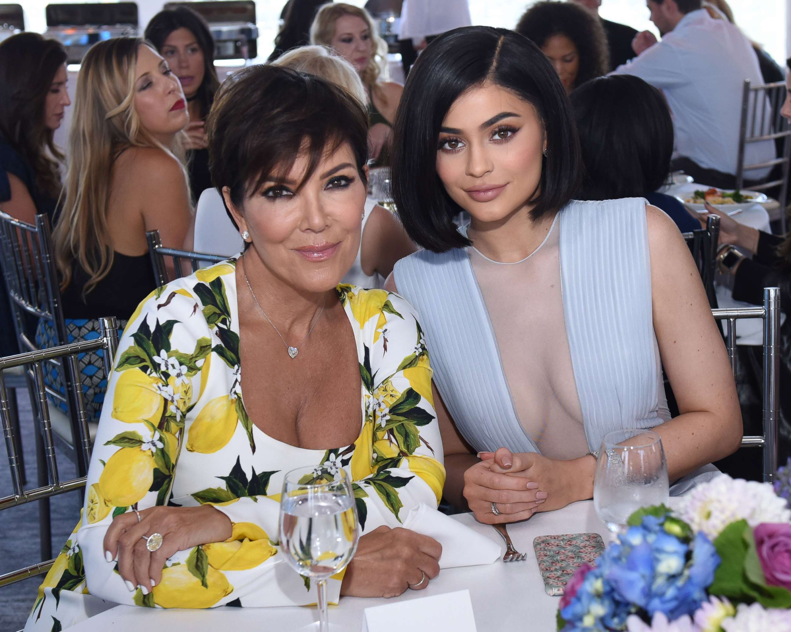 PHOTO: Kris Jenner and Kylie Jenner attend SinfulColors and Kylie Jenner Announce charitybuzz.com Auction for Anti Bullying, July 14, 2016 in Los Angeles. 