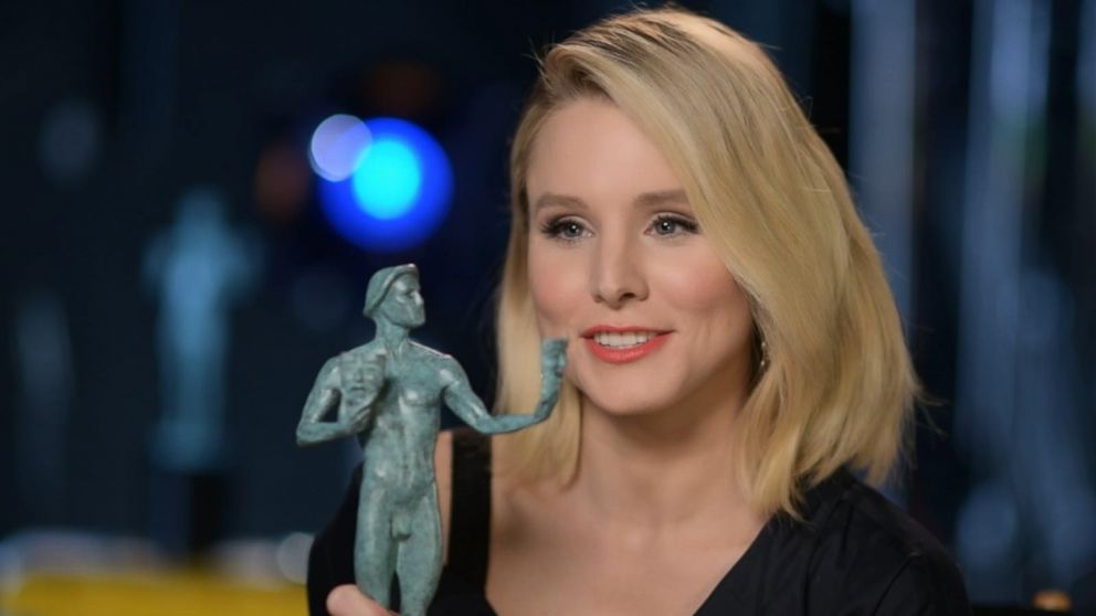 PHOTO: Kristen Bell opens up about being the first person to ever host the Screen Actors Guild Awards in an interview with ABC News' Nick Watt. 
