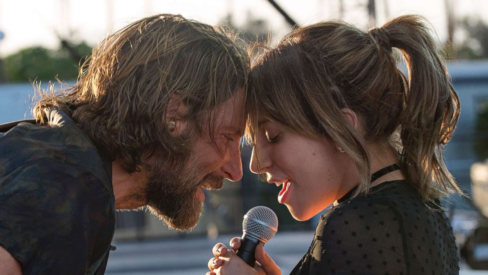 PHOTO: Bradley Cooper and Lady Gaga in the drama "A Star is Born," from Warner Bros. Pictures.