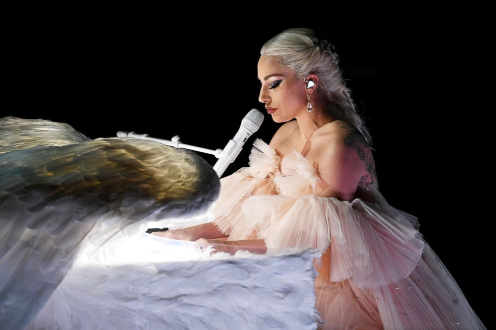 PHOTO: Recording artist Lady Gaga performs onstage during the 60th annual Grammy Awards at Madison Square Garden on January 28, 2018 in New York City. 