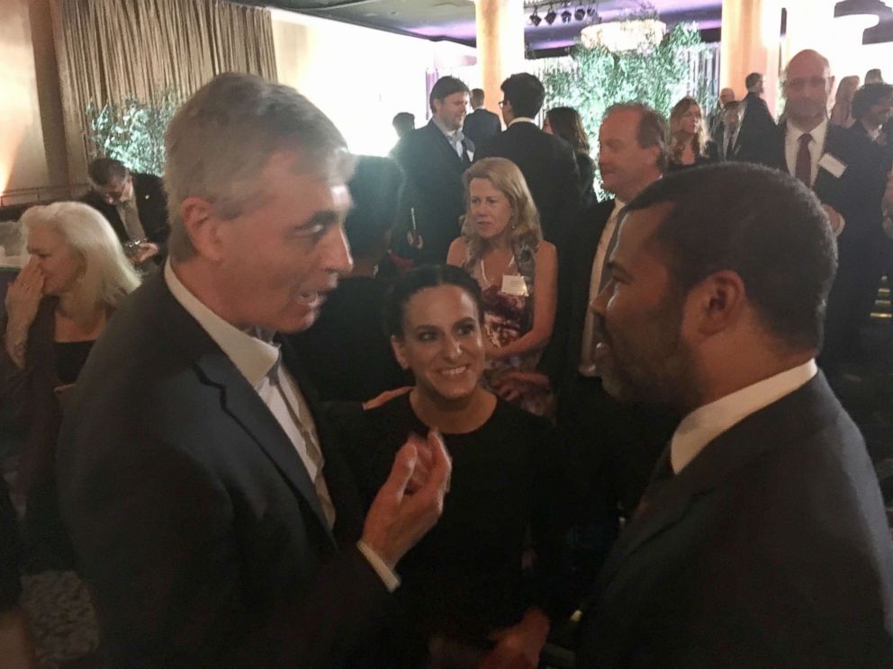 PHOTO: Laura Checkoway photobombs Jordan Peele and filmmaker Steve James.