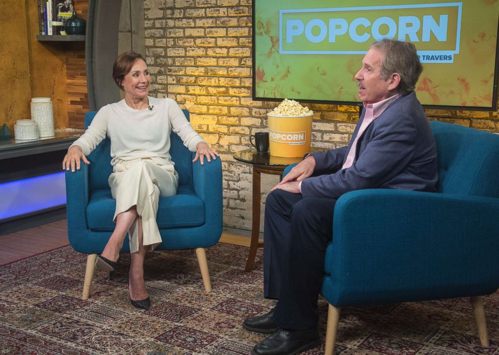 PHOTO: Laurie Metcalf appears on "Popcorn with Peter Travers" at ABC News studios, May 10, 2018, in New York City.