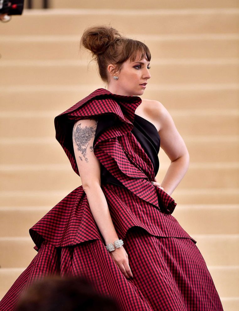 PHOTO: Lena Dunham attends the 'Rei Kawakubo/Comme des Garcons: Art Of The In-Between' Costume Institute Gala at Metropolitan Museum of Art, May 1, 2017 in New York City. 