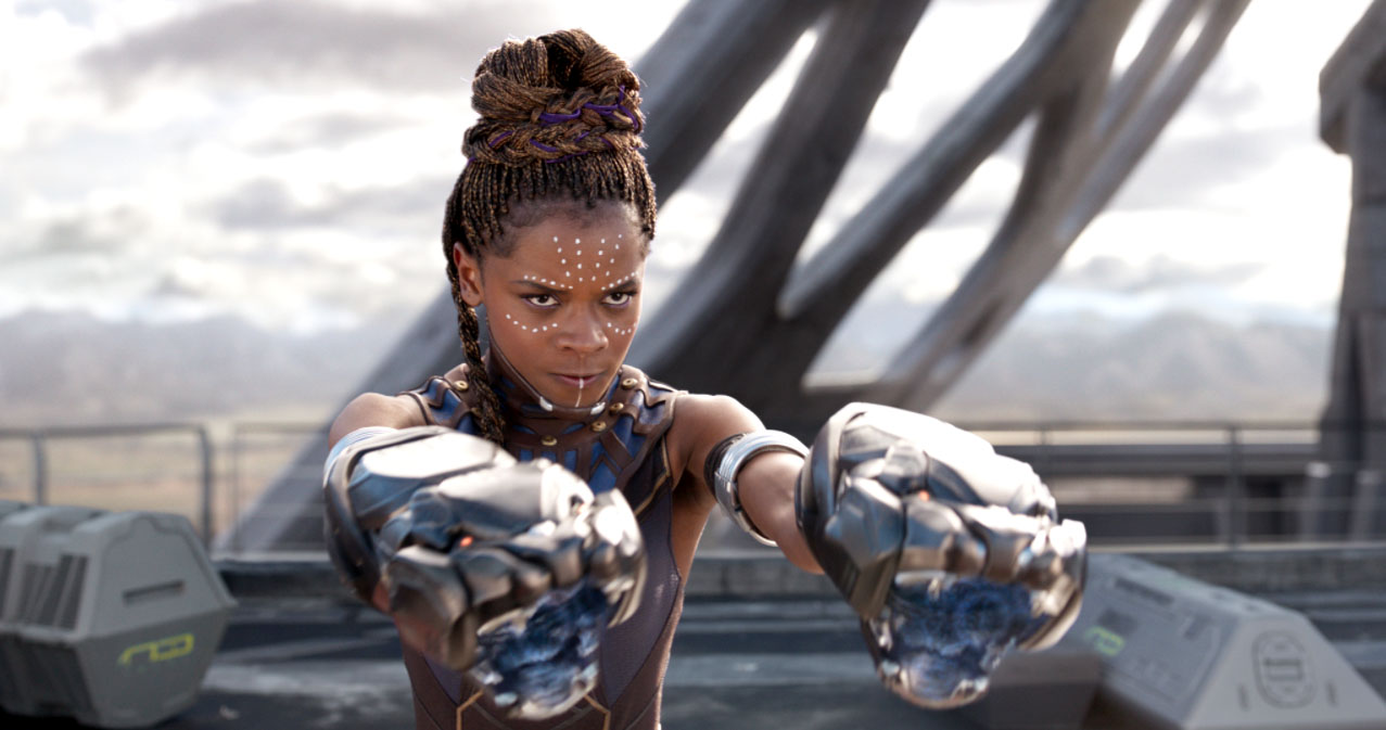 PHOTO: Letitia Wright in a scene from "Black Panther."