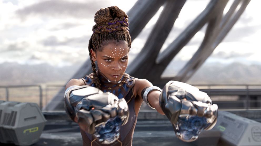 PHOTO: Letitia Wright in a scene from "Black Panther."