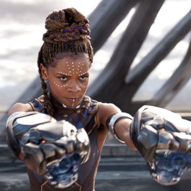 PHOTO: Letitia Wright in a scene from "Black Panther."