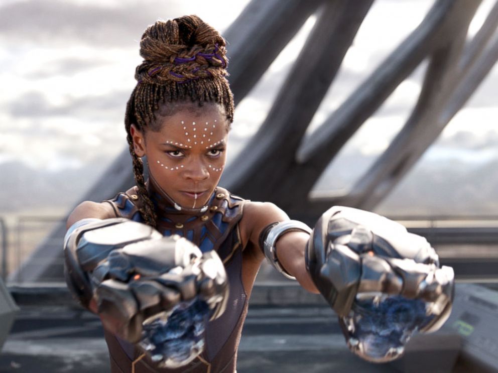 PHOTO: Letitia Wright in a scene from Black Panther.
