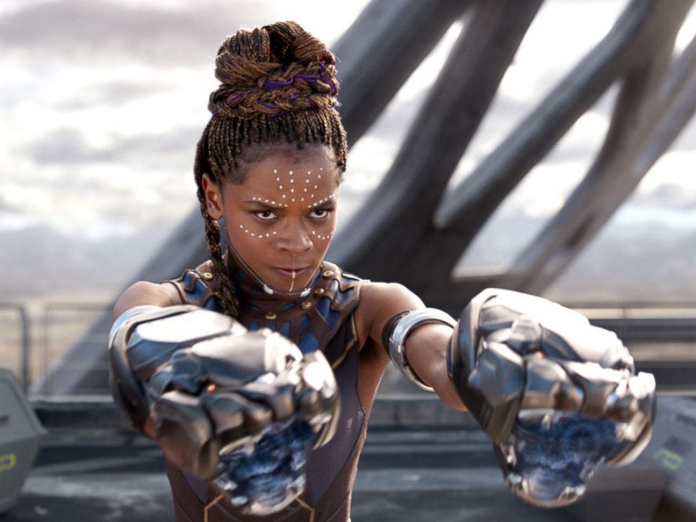 PHOTO: Letitia Wright in a scene from Black Panther.