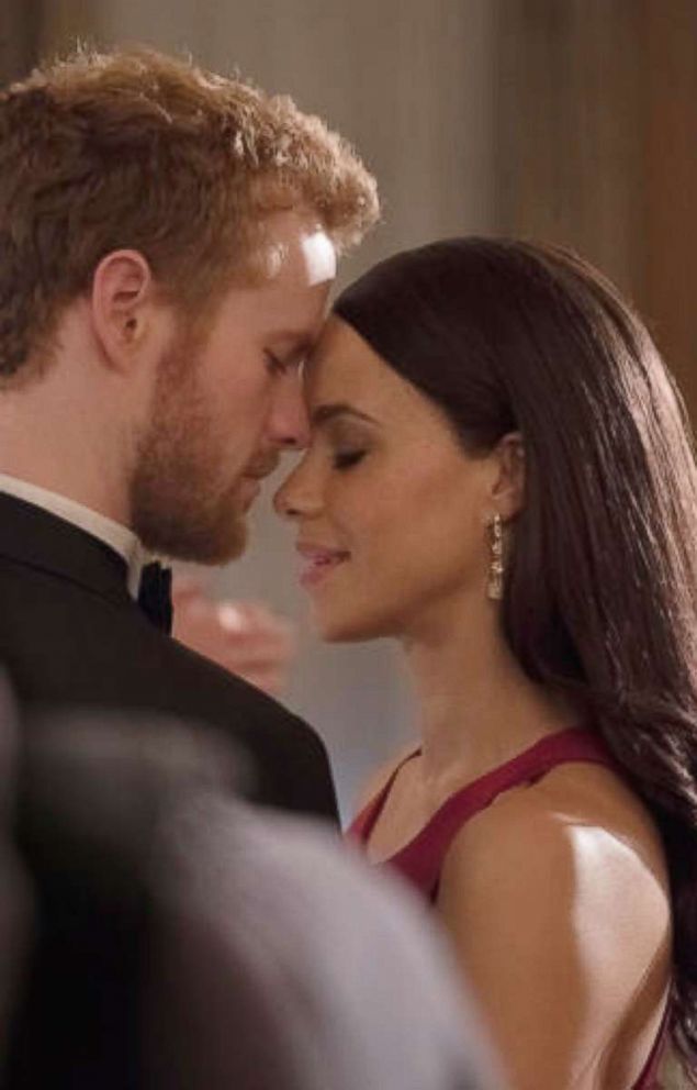 PHOTO: A scene from "Harry and Meghan: A Royal Romance."