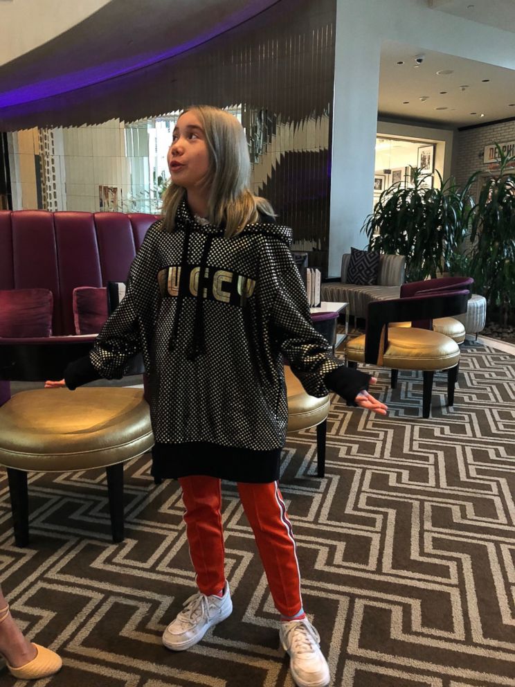 Lil tay discount gucci hoodie