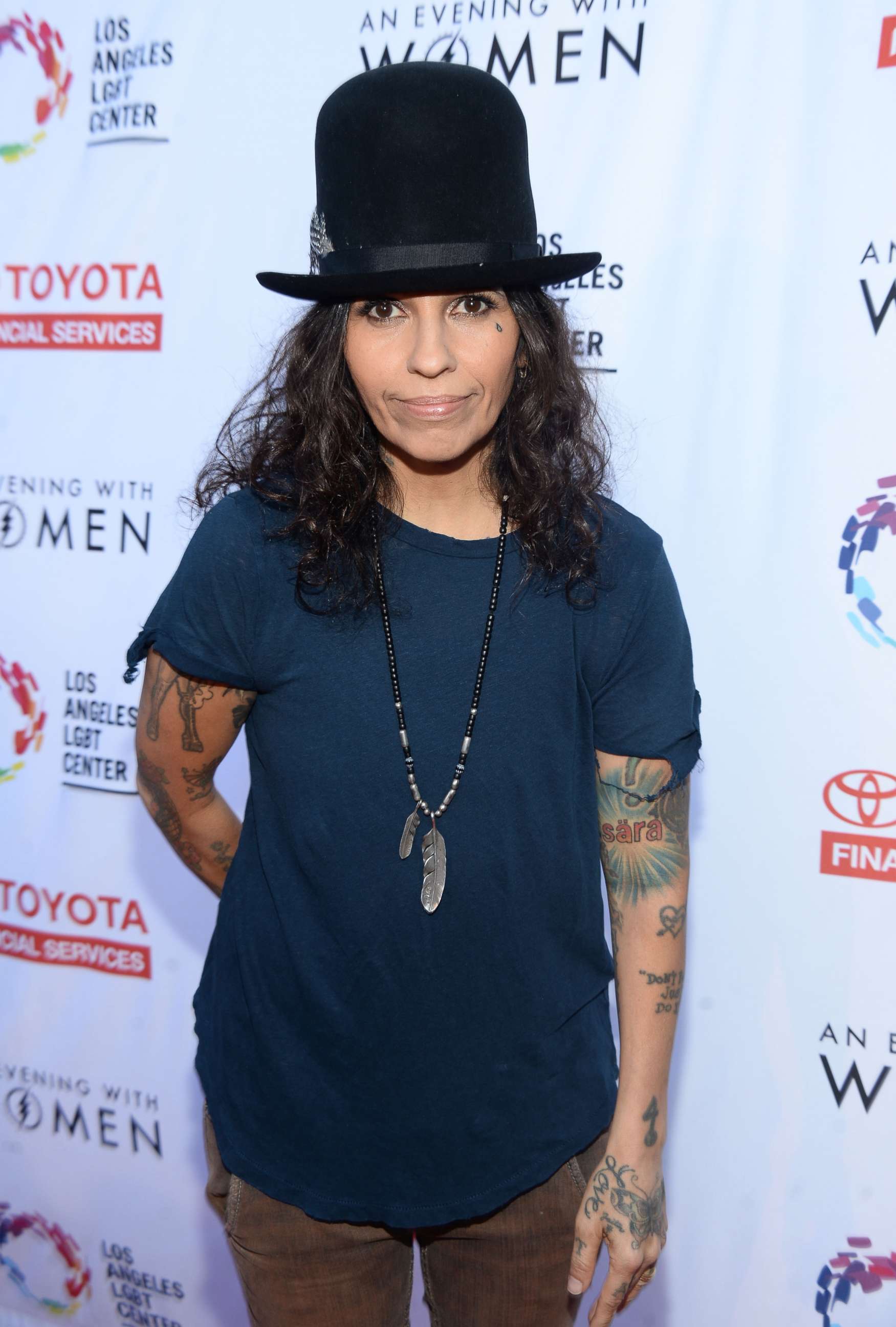 PHOTO: Singer-songwriter Linda Perry attends An Evening with Women benefiting the Los Angeles LGBT Center at the Hollywood Palladium, May 21, 2016 in Los Angeles.