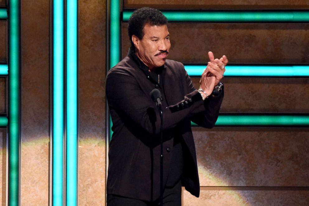 PHOTO: Lionel Richie speaks at the 2017 CMT Artists Of The Year on Oct. 18, 2017, in Nashville, Tenn.